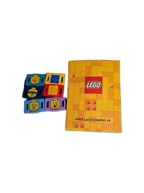 LEGO Shoe Lace Charms x 6 Set NEW VIP Reward